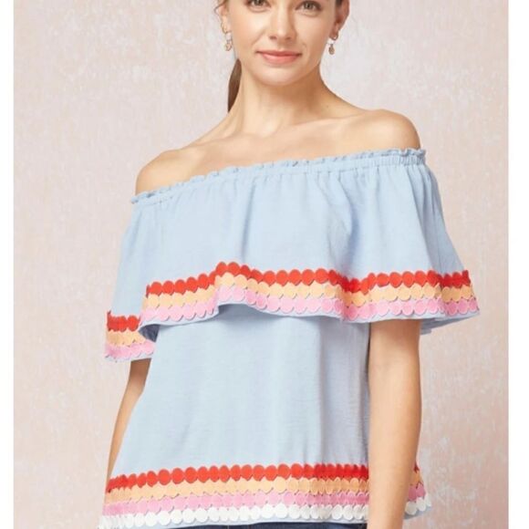 Entro "Felicity" Off the Shoulder Top - Picture 3 of 9